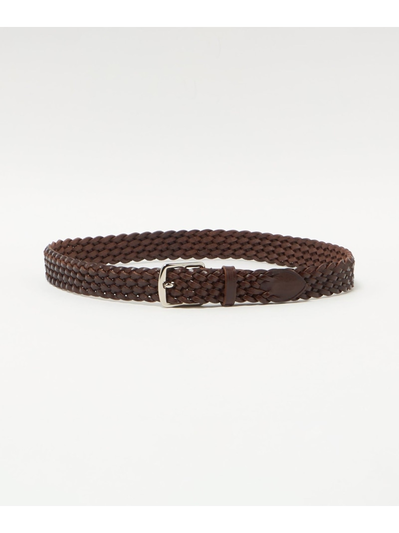 ＜BEORMA LEATHER COMPANY＞ P0058 28粍/メッシュ三尺帯 UNITED ARROWS ユナイテッドアローズ 流行り物雑貨 三尺帯 赤銅色 黒いこと【貨物輸送無料】[ Fashion]