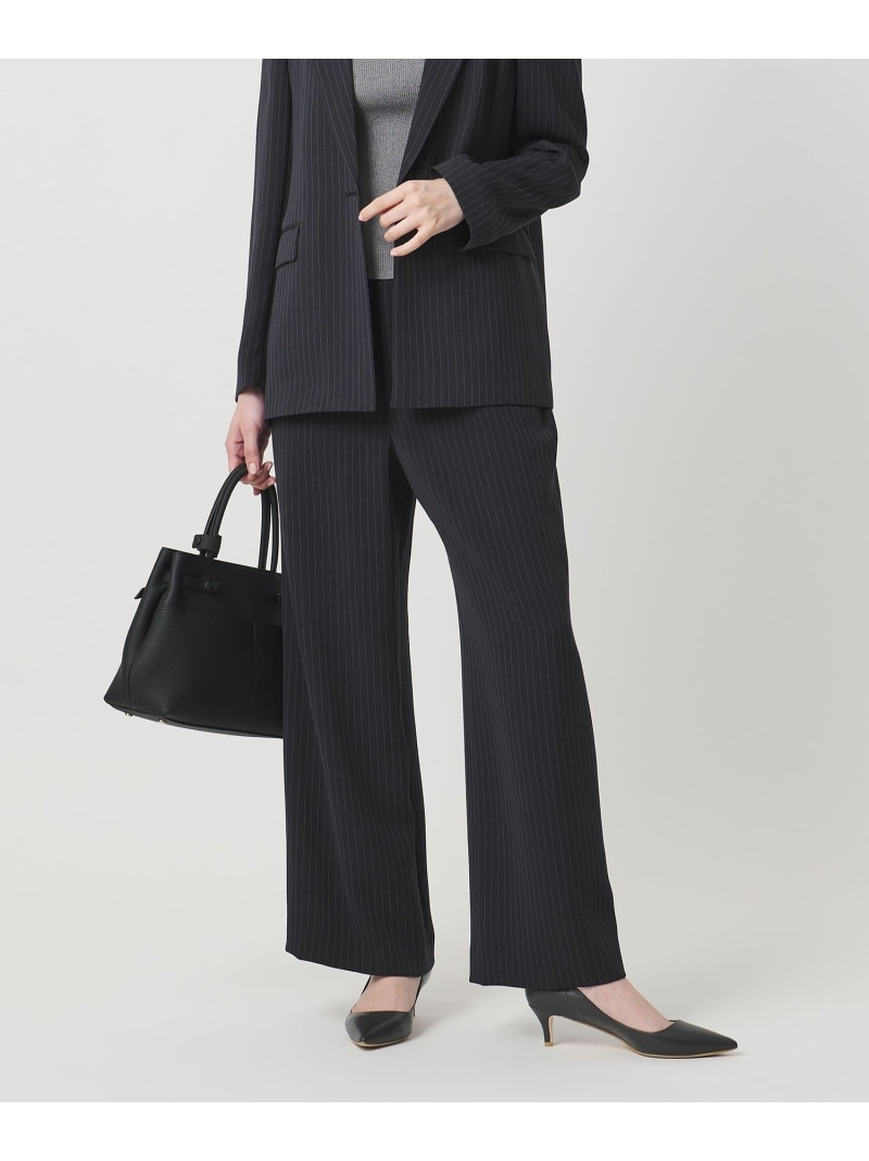 【SALE／30%OFF】Drapy ピンストライプ イージーパンツ -ウォッシャブル- UNITED ARROWS ユナイテッドアローズ パンツ スラックス・ドレスパンツ【RBA_E】【送料無料】[ Fashion]｜UNITED ARROWS