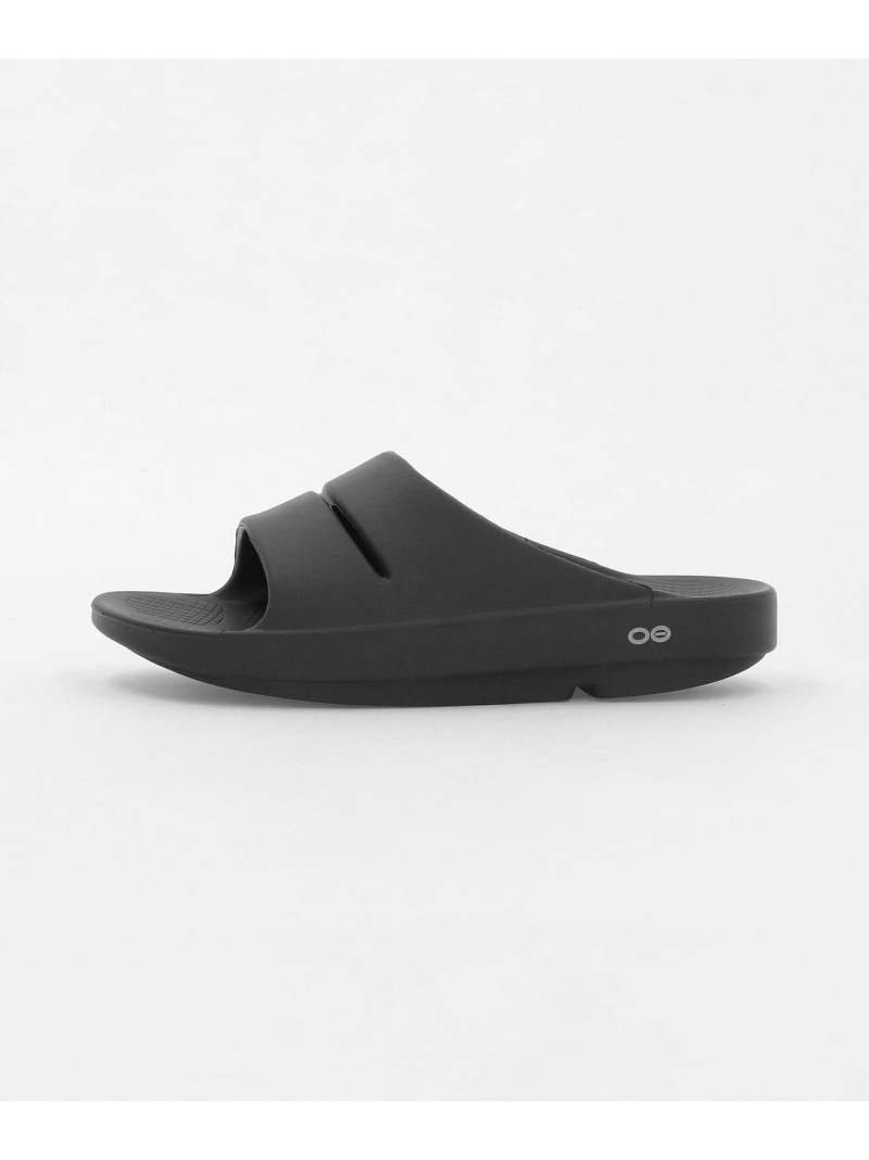 ＜OOFOS＞ OOahh/リカバリーサンダル UNITED ARROWS ユナイテッドアローズ シューズ・靴 サンダル ブラック【送料無料】[ Fashion]