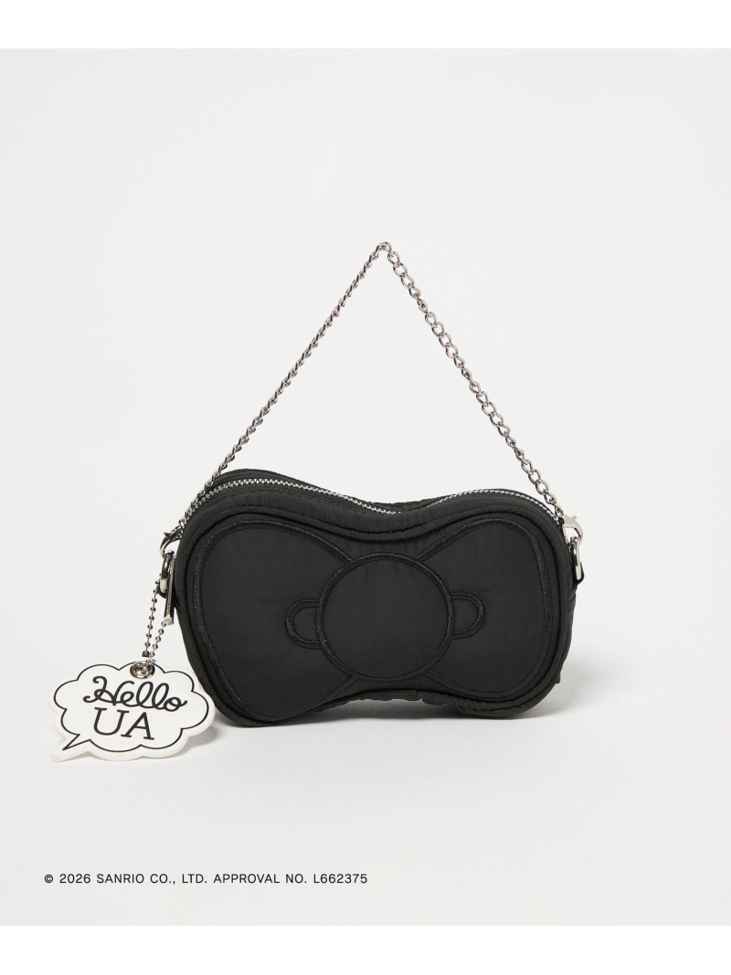 ＜HELLO KITTY * UNITED ARROWS＞シュロの葉 合切袋 UNITED ARROWS ユナイテッドアローズ 金入れ・合切袋・容れもの 余分の物の金入れ・合切袋・容れもの 赤いこと 黒いこと【貨物輸送無料】[ Fashion]
