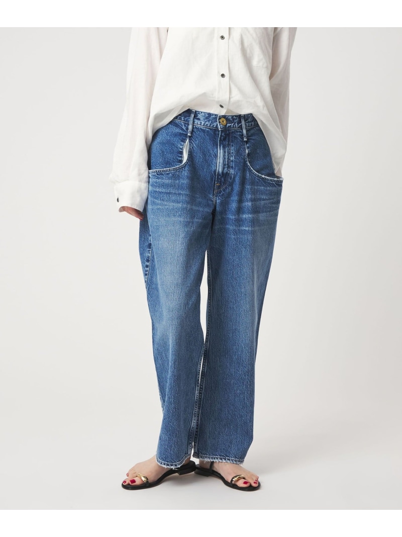 【別注】＜upper hights for conte＞ジーンズズボン下 CINQ conte ユナイテッドアローズ ズボン下 デニム・ジーンズズボン下 青碧 白いこと 薄墨色【貨物輸送無料】[ Fashion]