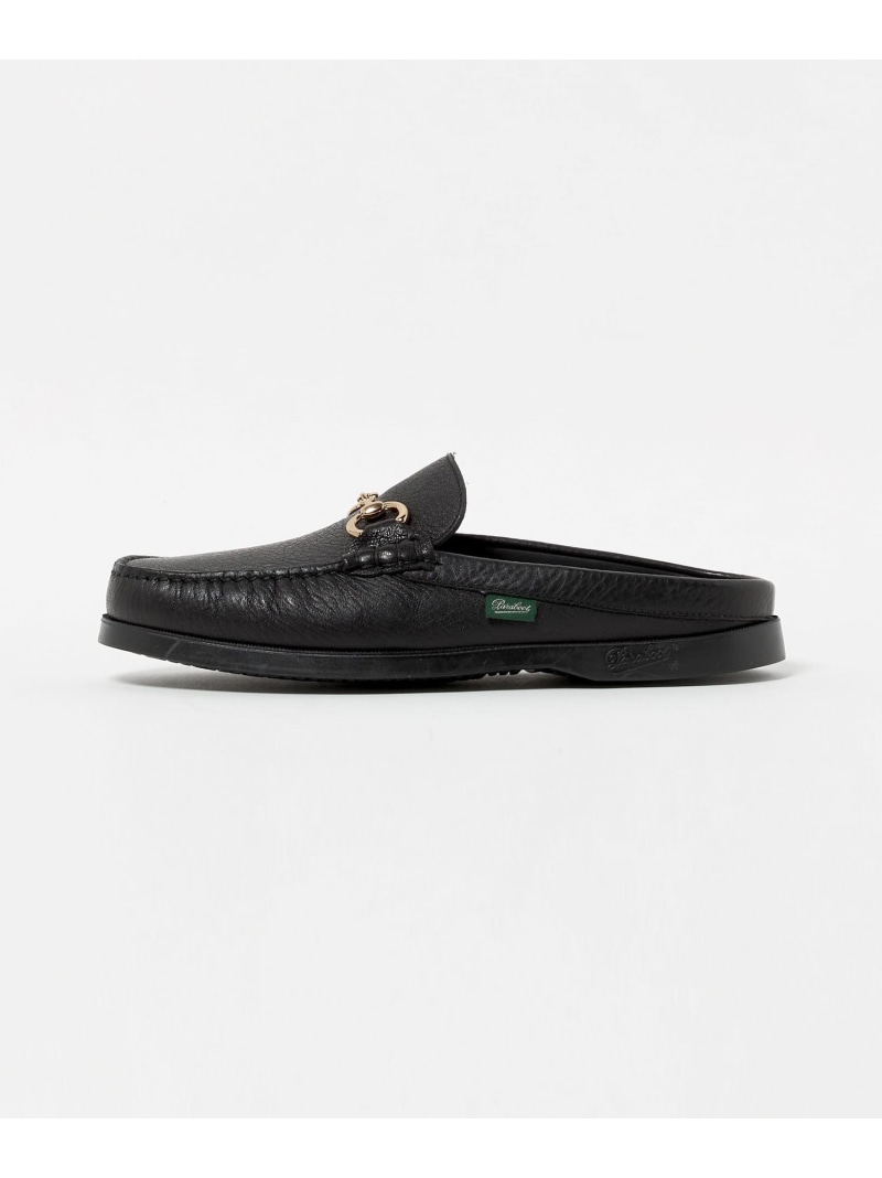 【別注】＜Paraboot＞ BAHAMAS BIT MULE/ビット ミュール UNITED ARROWS ユナイテッドアローズ シューズ・靴 モカシン・デッキシューズ 黒いこと【貨物輸送無料】[ Fashion]