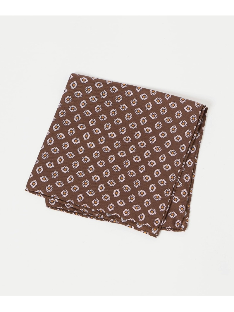 ＜ERRICO FORMICOLA＞カラー コモン チーフ UNITED ARROWS ユナイテッドアローズ ファッション雑貨 ハンカチ・ハンドタオル ブラウン ピンク ベージュ ネイビー【送料無料】[ Fashion]｜UNITED ARROWS