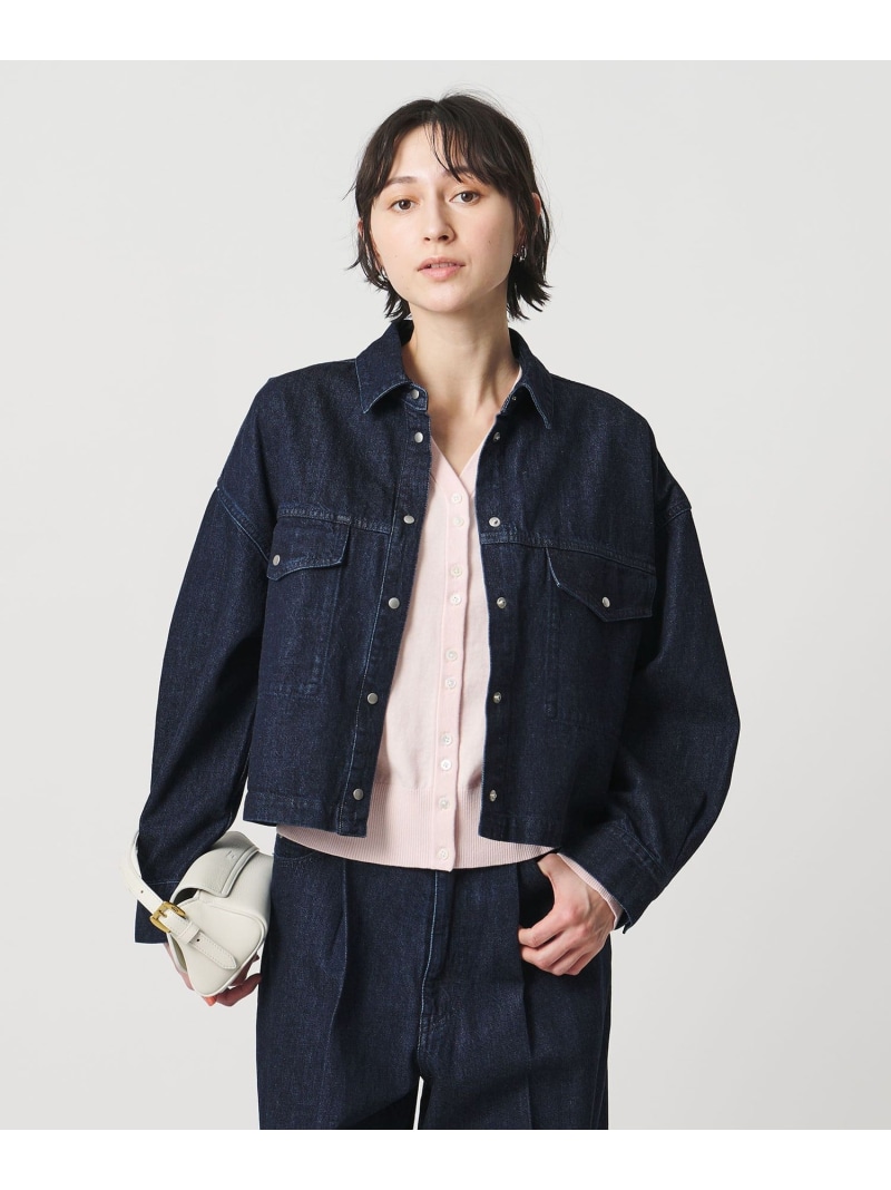 【SALE／40%OFF】デニム ワークジャケット UNITED ARROWS ユナイテッドアローズ ジャケット・アウター デニムジャケット ネイビー【RBA_E】【送料無料】[ Fashion]