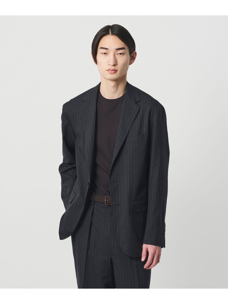 ＜SOVEREIGN＞ 車輪止め 縞模様 シングル 2名取り草 テーラードジャケット RELAX MODEL UNITED ARROWS ユナイテッドアローズ 背広・フォーマル 背広上衣 米国海軍【貨物輸送無料】[ Fashion]
