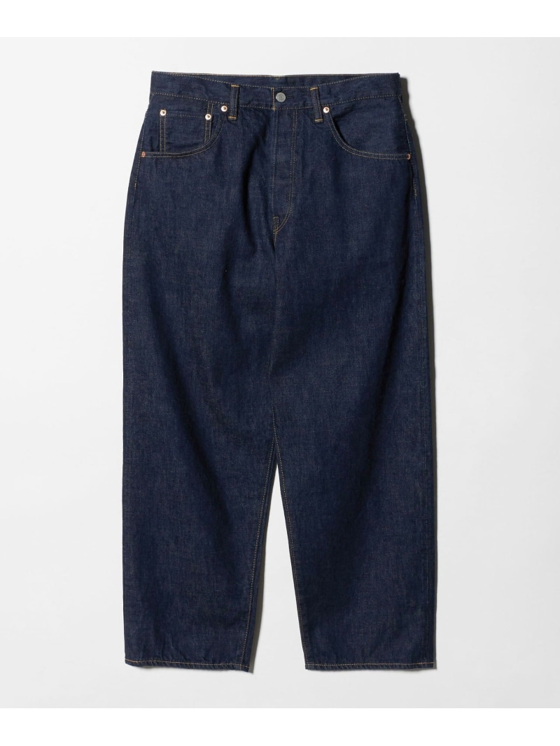 ＜SCYE BASICS＞バギー デニム パンツ UNITED ARROWS ユナイテッドアローズ トップス カットソー・Tシャツ ネイビー【送料無料】[ Fashion]