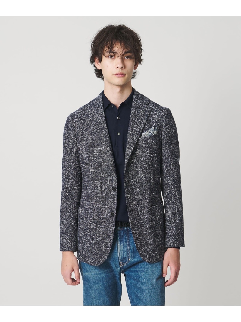 ファンシーツィード シングル 3名取り草 テーラード 上衣 C-MODEL UNITED ARROWS ユナイテッドアローズ ジャケット・アウター テーラードジャケット・ブレザー【貨物輸送無料】[ Fashion]