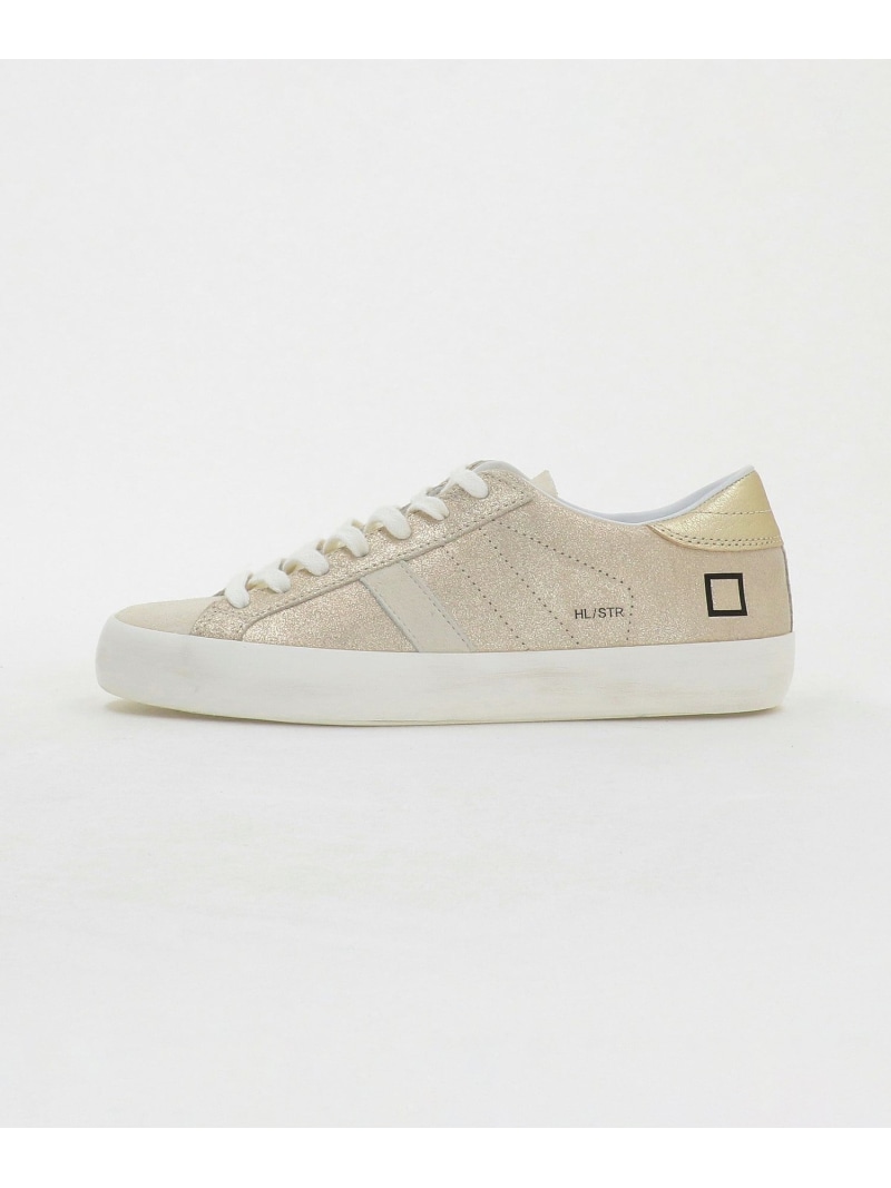＜D.A.T.E.＞HILL LOW スニーカー UNITED ARROWS ユナイテッドアローズ シューズ・靴 スニーカー しろがね色 ゴールド【貨物輸送無料】[ Fashion]