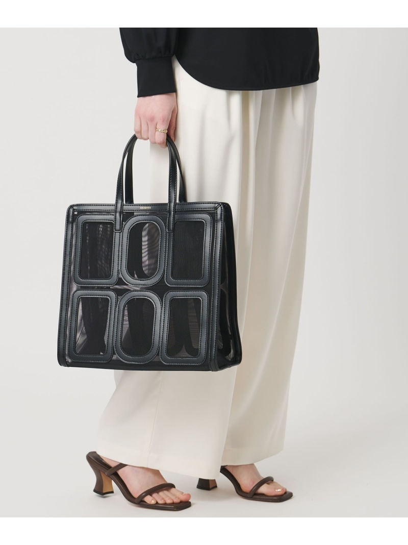 ＜ORSETTO＞TULLE トートバッグ UNITED ARROWS ユナイテッドアローズ バッグ トートバッグ ブラック【送料無料】[ Fashion]