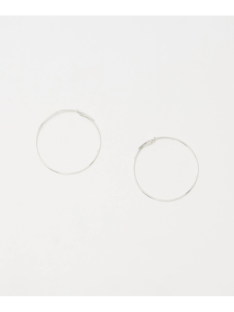 SILVER925 フープピアス UNITED ARROWS ユナイテッドアローズ アクセサリー・腕時計 ピアス シルバー【送料無料】[ Fashion]