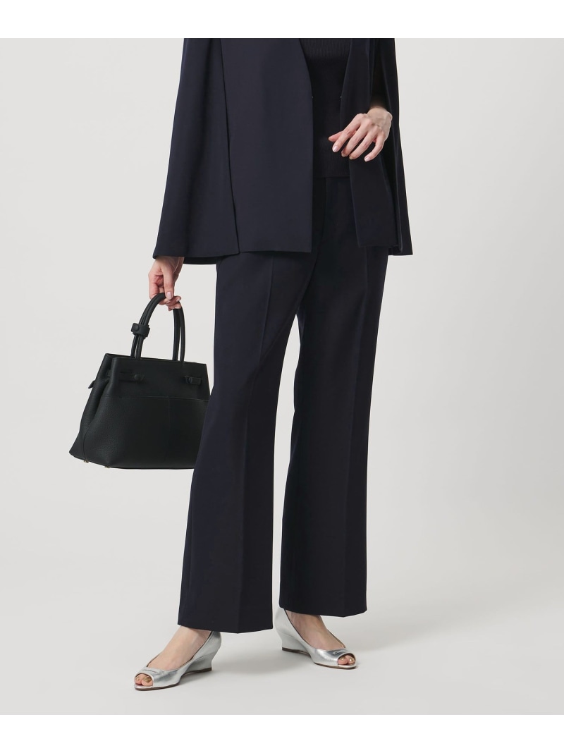 フレアパンツ UNITED ARROWS ユナイテッドアローズ パンツ スラックス・ドレスパンツ ブラック ネイビー【送料無料】[ Fashion]