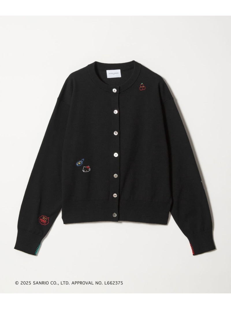 HELLO KITTY * UNITED ARROWS＞エンブロイダリー カーディガン UNITED