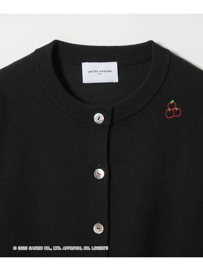 HELLO KITTY × UNITED ARROWS カーディガン UNITED ARROWS｜<HELLO KITTY * UNITED ARROWS>エンブロイダリー