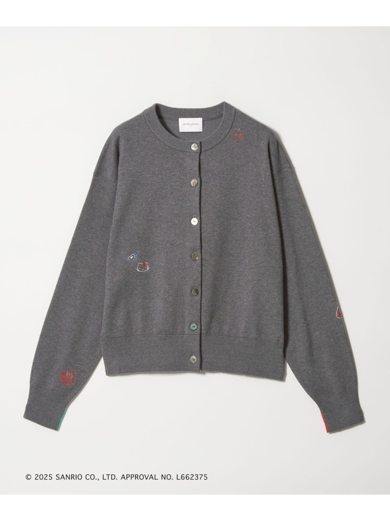 HELLO KITTY * UNITED ARROWS＞エンブロイダリー カーディガン UNITED 