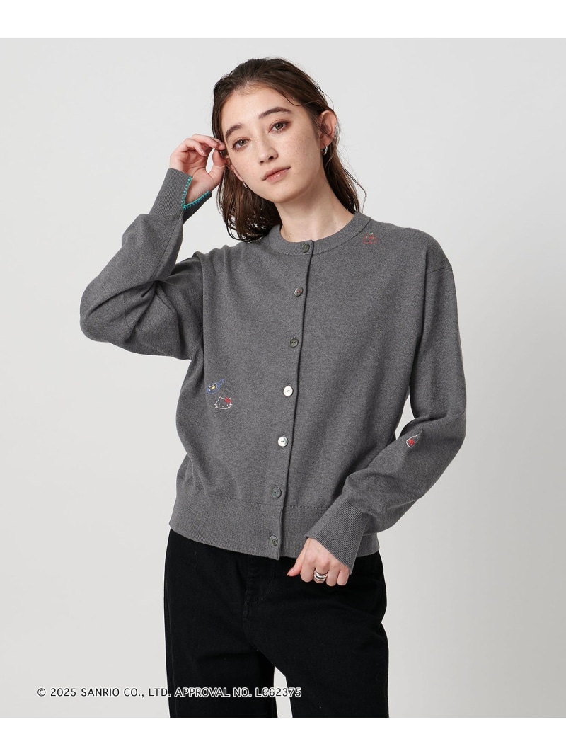 HELLO KITTY * UNITED ARROWS＞エンブロイダリー カーディガン UNITED