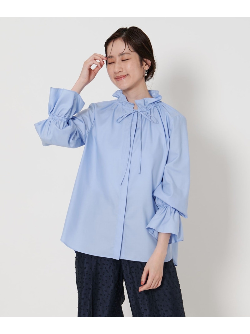 楽天市場】【別注】＜dahl'ia＞ビッグフリルカラー シャツ UNITED