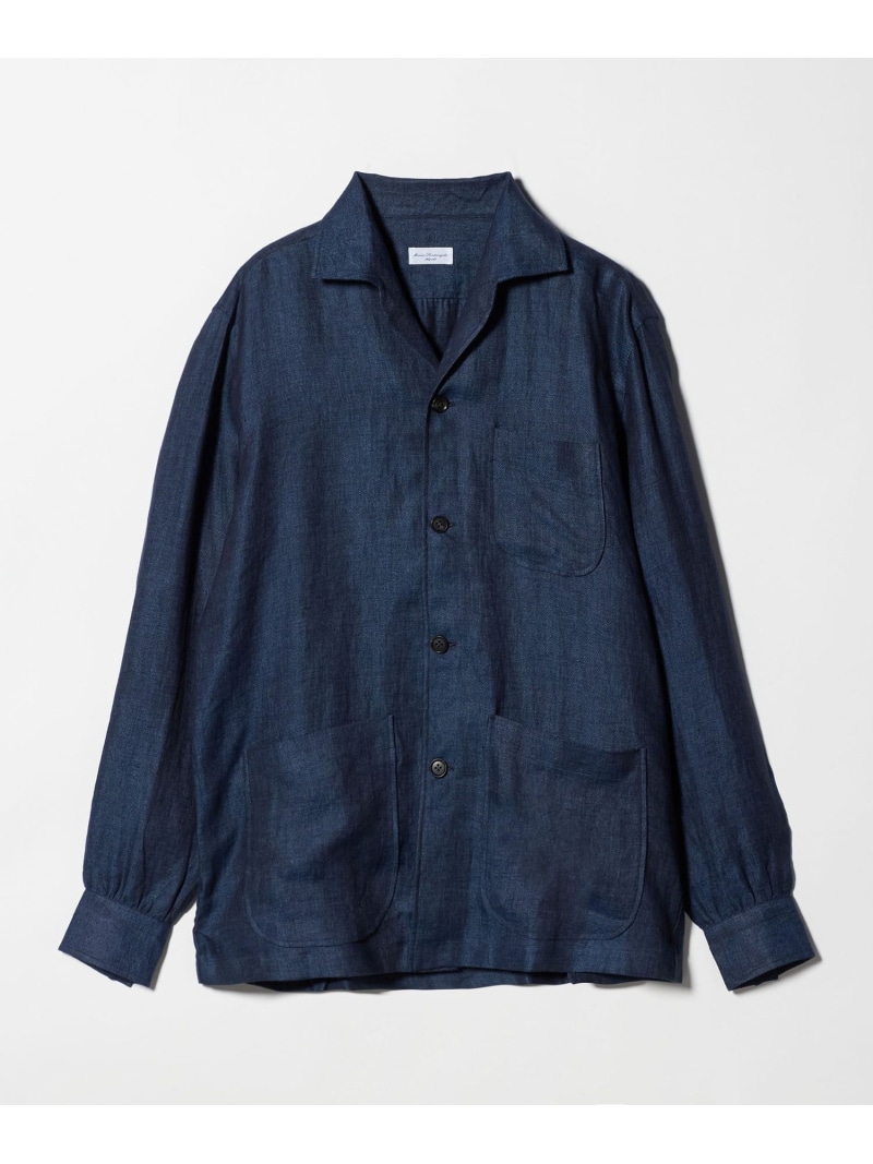 【別注】＜Maria Santangelo＞ チョアジャケット UNITED ARROWS ユナイテッドアローズ ジャケット・アウター カバーオール・ワークジャケット 薄墨色 米国海軍 赤銅色【貨物輸送無料】[ Fashion]