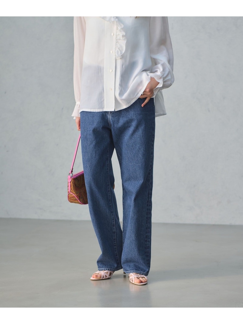 ストレート デニムパンツ UNITED ARROWS ユナイテッドアローズ パンツ ジーンズ・デニムパンツ グレー【送料無料】[ Fashion]