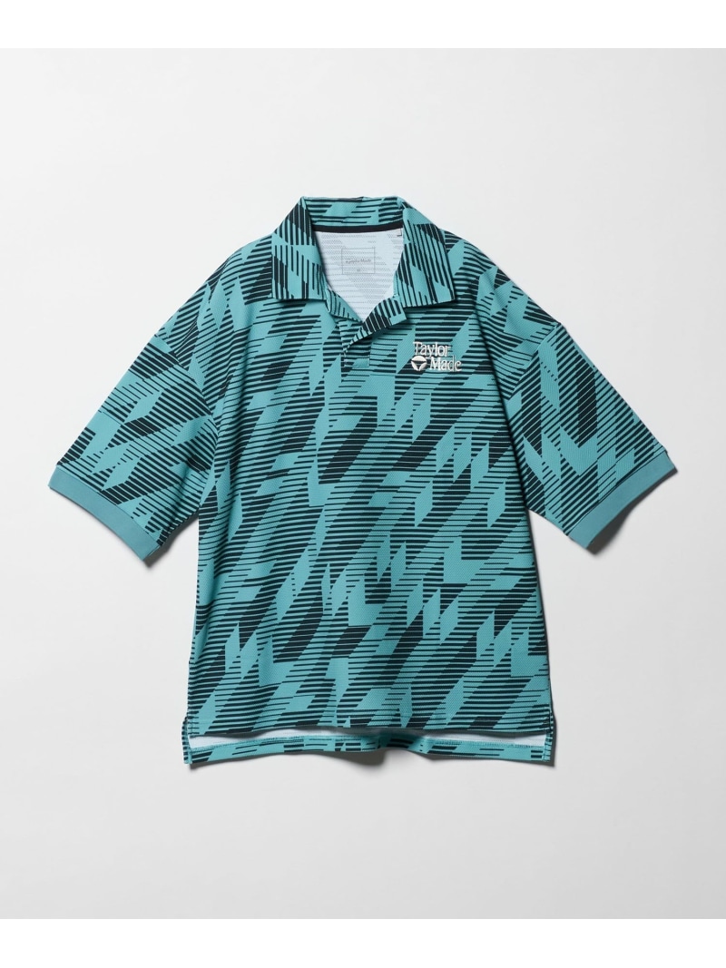 ＜TaylorMade＞HERITAGE-90 COLLECTION/ユニセックス クラシックロゴ オープンカラー ポロシャツ ストレッチ UV 吸水速乾 UNITED ARROWS GOLF ユナイテッドアローズ スポーツ・アウトドア用品 ゴルフグッズ ブラック ホワイト ブルー【送料無料】[ Fashion]