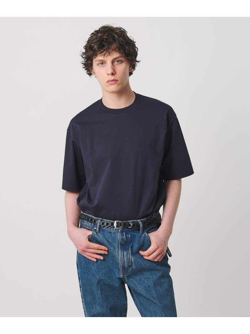 ポンチ Tシャツ デオドラント 抗菌防臭 接触冷感 UNITED ARROWS ユナイテッドアローズ トップス カットソー・Tシャツ ホワイト ブラック グレー ネイビー ブラウン【送料無料】[ Fashion]｜UNITED ARROWS