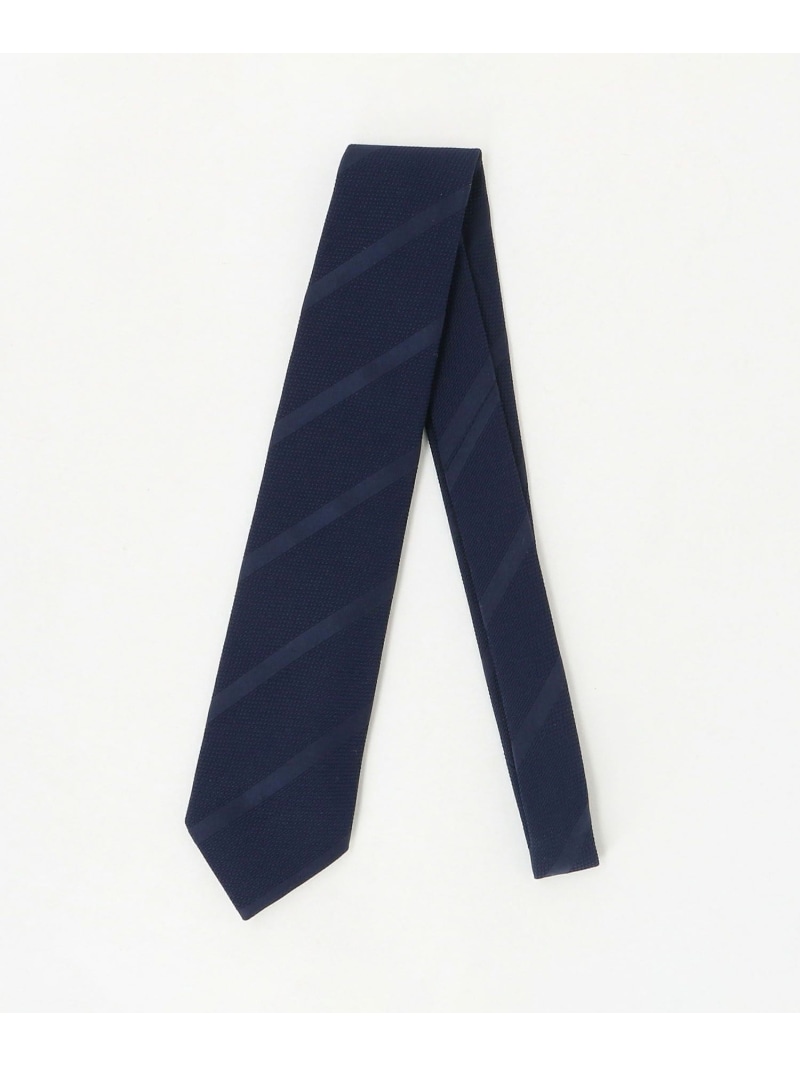 ジャガード レジメンタル ネクタイ UNITED ARROWS ユナイテッドアローズ スーツ・フォーマル ネクタイ・蝶ネクタイ ネイビー【送料無料】[ Fashion]