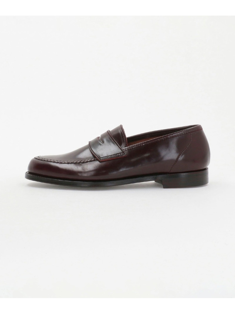 ＜CROCKETT&JONES＞HARVARD2/コードバン ローファー UNITED ARROWS ユナイテッドアローズ シューズ・靴 レースアップ・ドレスシューズ ワインレッド【送料無料】[ Fashion]