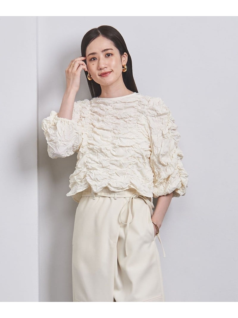 ワッシャー シャーリング 2WAY ブラウス UNITED ARROWS ユナイテッド