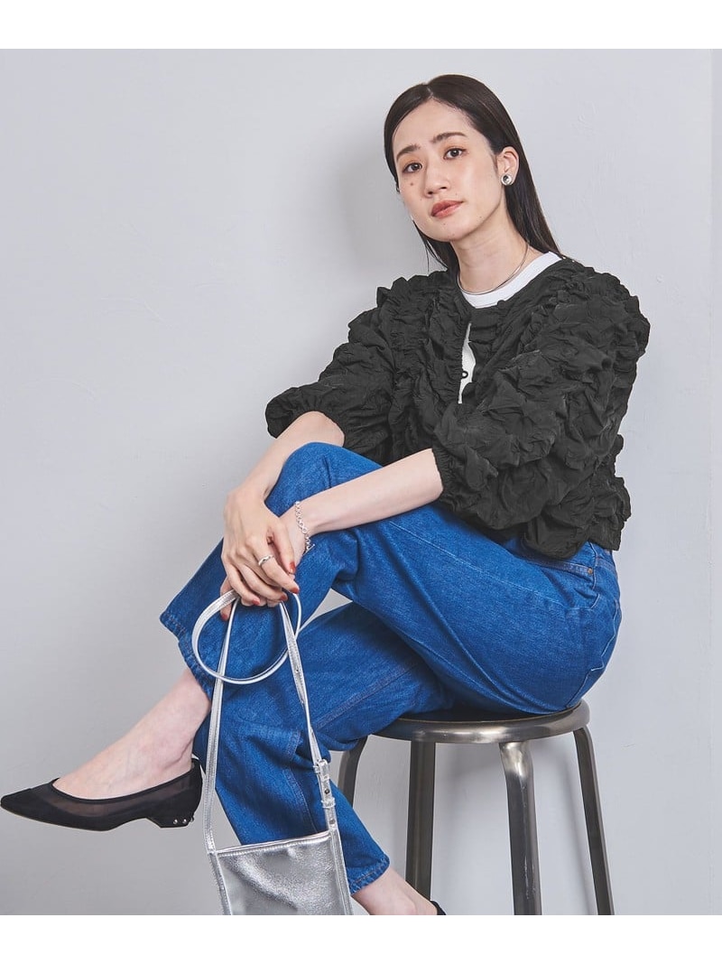 ワッシャー シャーリング 2WAY ブラウス UNITED ARROWS ユナイテッド  