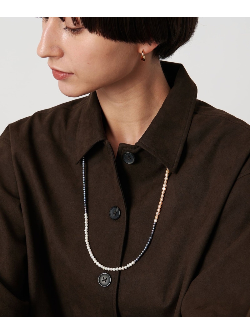＜les bonbon＞3COL パール ネックレス UNITED ARROWS ユナイテッドアローズ アクセサリー・腕時計 ネックレス ホワイト【送料無料】[ Fashion]｜UNITED ARROWS