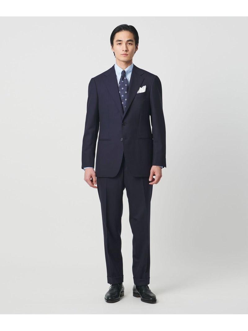 Vitale Barberis Canonico シングル 3名取り草背広 MC-MODEL UNITED ARROWS ユナイテッドアローズ 背広・フォーマル セットアップ背広 赤銅色 米国海軍【貨物輸送無料】[ Fashion]