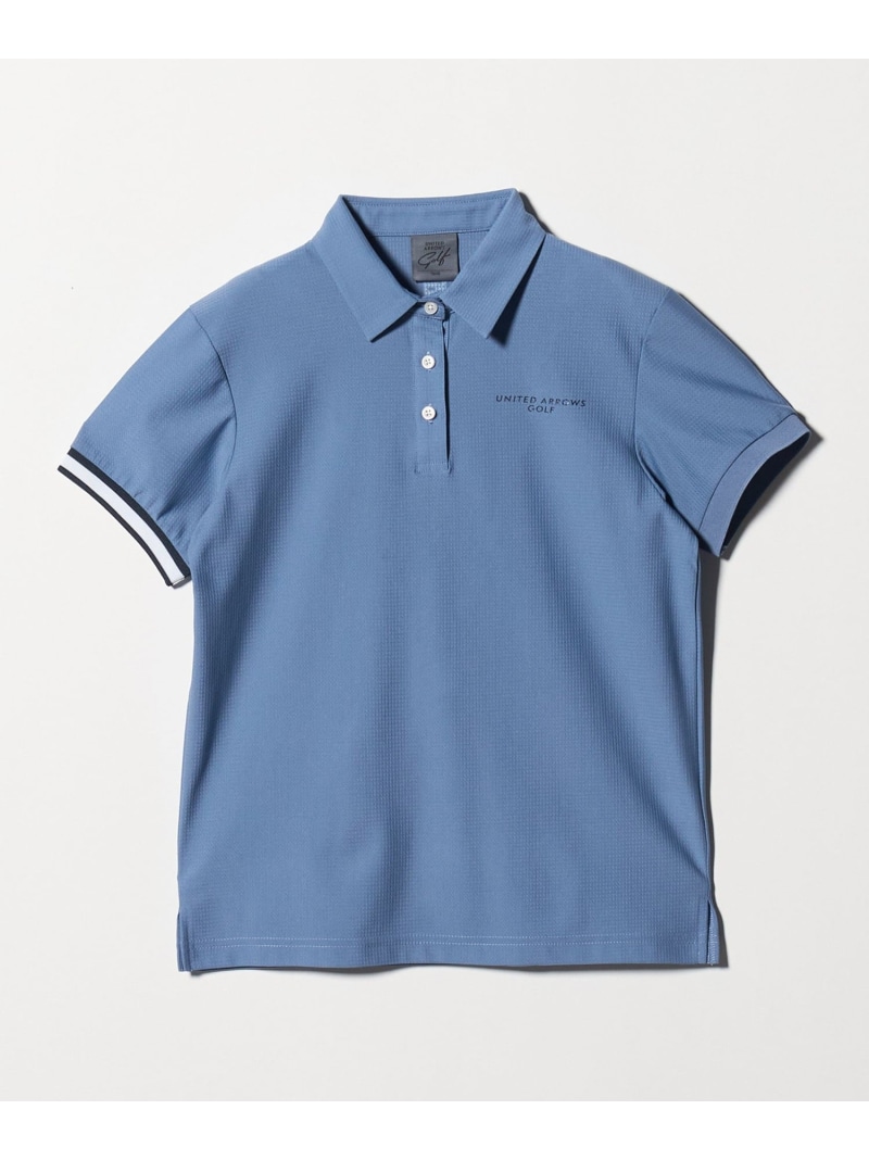 【SALE／40%OFF】ウィメンズ メッシュ アームライン ポロシャツ 吸水速乾 UNITED ARROWS GOLF ユナイテッドアローズ トップス ポロシャツ ネイビー【RBA_E】【送料無料】[ Fashion]｜UNITED ARROWS