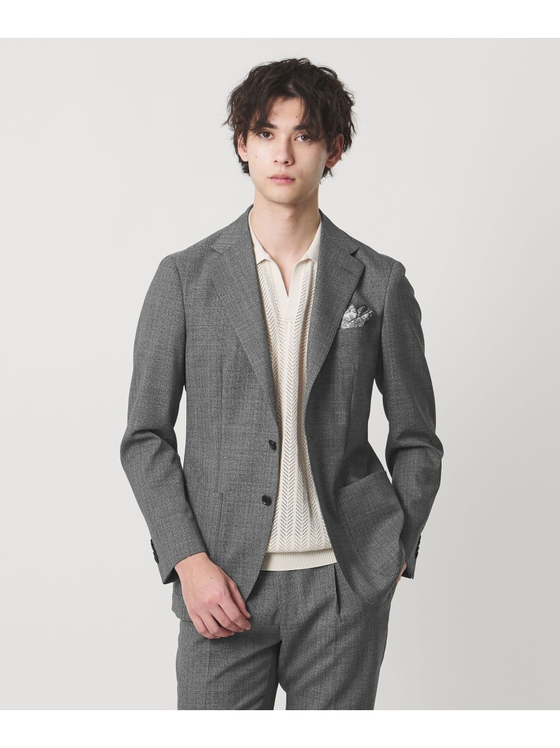 ハウンドトゥース シングル 3名取り草 テーラードジャケット R-MODEL UNITED ARROWS ユナイテッドアローズ 背広・フォーマル 背広上衣 薄墨色【貨物輸送無料】[ Fashion]