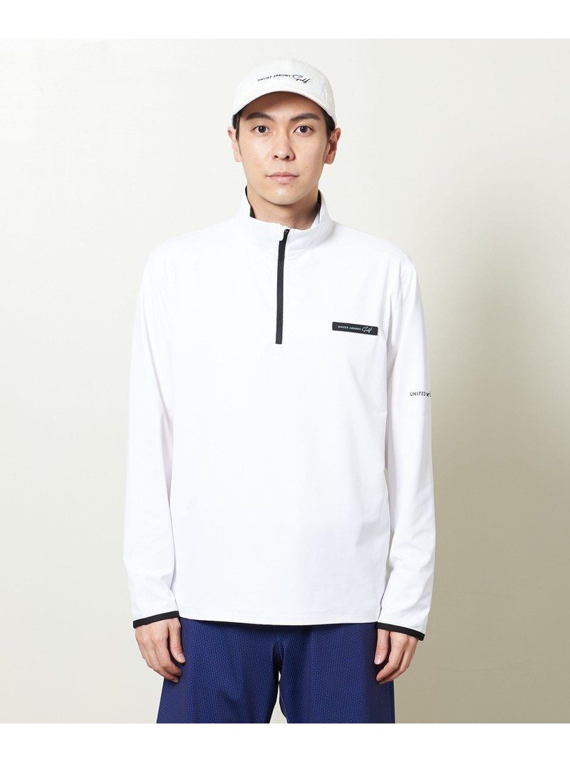 United Arrows スポーツ Golf メンズ シャツ ユナイテッドアローズ ハイネック ハーフジップ