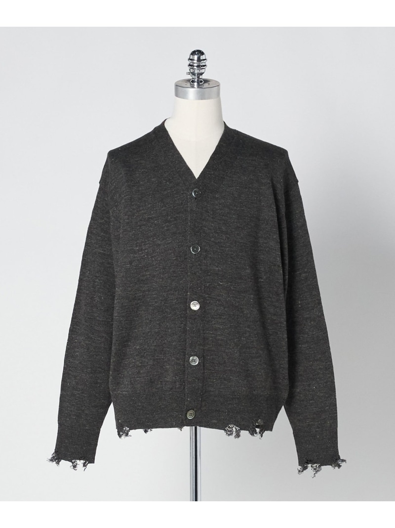 ＜LOEFF＞不都合 ジレー UNISEX LOEFF ユナイテッドアローズ トップス ジレー 薄墨色 赤銅色【貨物輸送無料】[ Fashion]