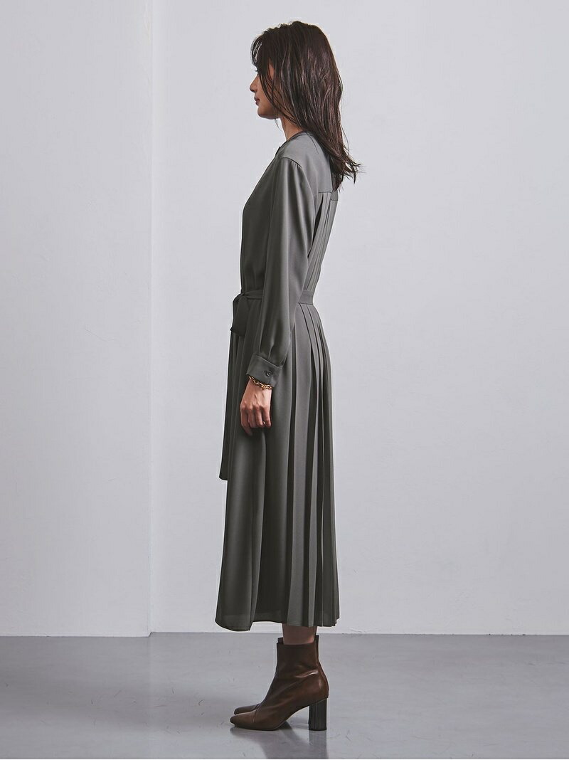 United Arrows P バックプリーツ ワンピース B United Arrows ユナイテッドアローズ ワンピース シャツワンピース ブルー グレー 送料無料 Rakuten Fashion Csg Com Py