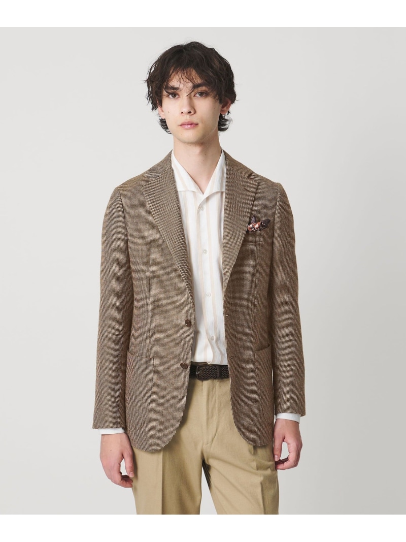 ピン尖端 シングル 3名取り草 テーラードジャケット C-MODEL UNITED ARROWS ユナイテッドアローズ ジャケット・アウター テーラードジャケット・ブレザー 赤銅色【貨物輸送無料】[ Fashion]