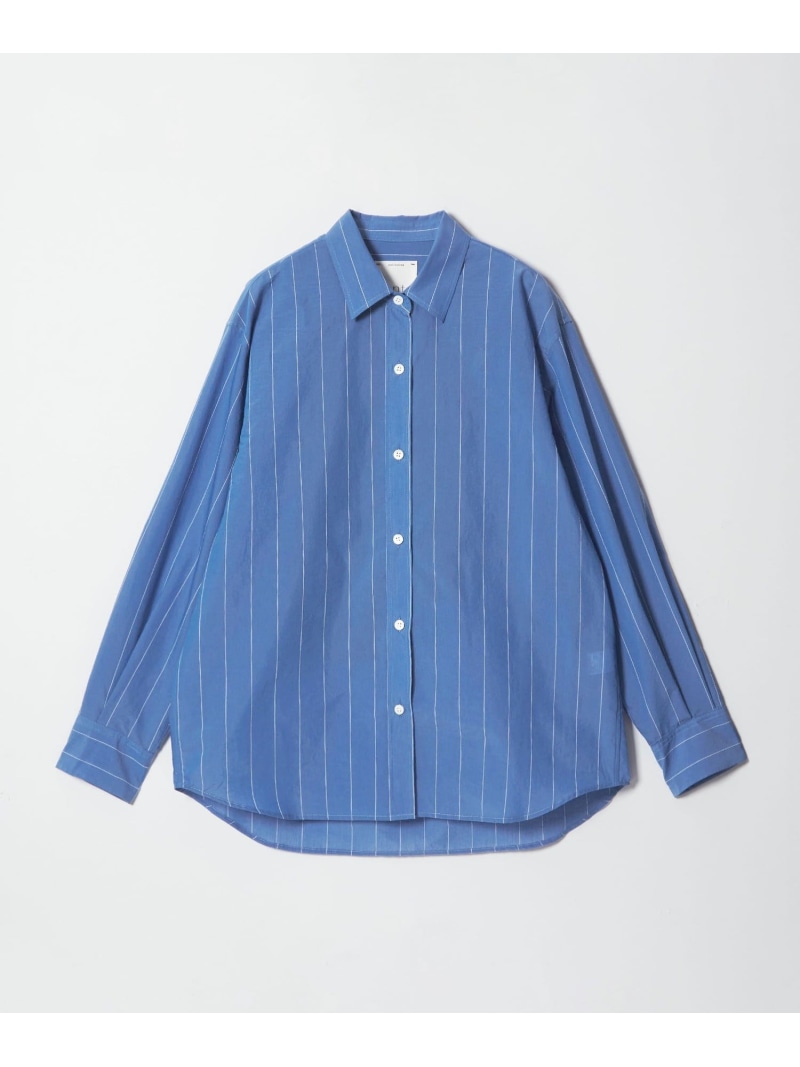 ＜conte＞シアー ストライプ レギュラーカラーシャツ conte ユナイテッドアローズ トップス シャツ・ブラウス ブルー【送料無料】[ Fashion] 21,681円