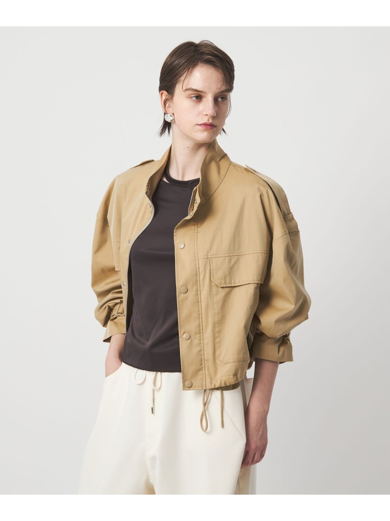【SALE／40%OFF】＜ASTRAET＞ツイル スタンドカラー ブルゾン ASTRAET ユナイテッドアローズ ジャケット・アウター その他のジャケット・アウター ベージュ ブラック【RBA_E】【送料無料】[ Fashion]