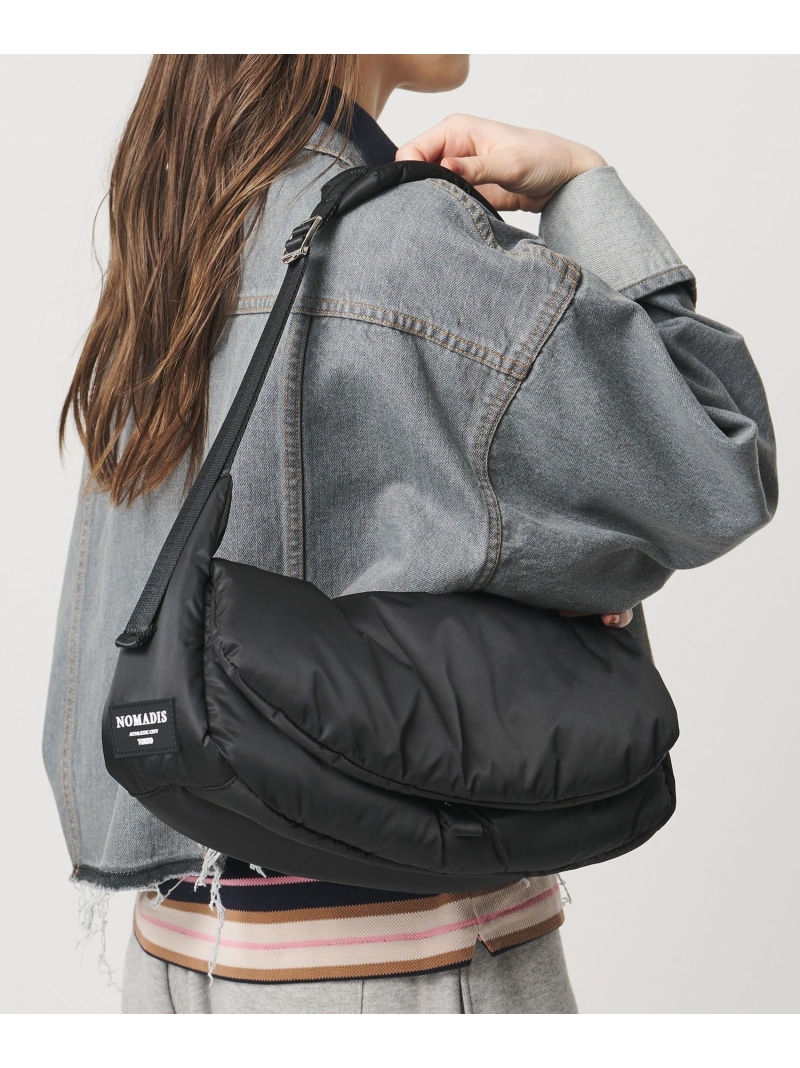 ＜NOMADIS＞LUCK ショルダーバッグ 26SS UNITED ARROWS ユナイテッドアローズ バッグ ショルダーバッグ グレー ブラック【送料無料】[ Fashion]