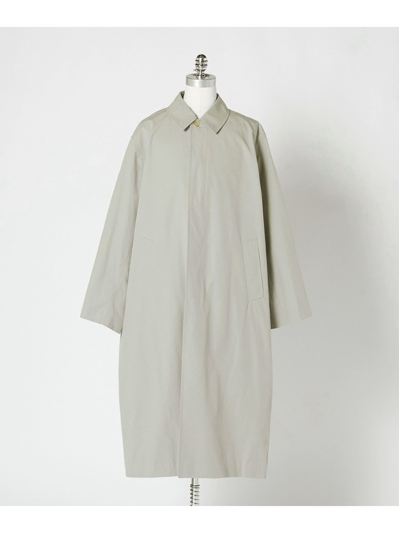＜LOEFF＞バルカラー コート UNISEX LOEFF ユナイテッドアローズ ジャケット・アウター その他のジャケット・アウター グレー【送料無料】[ Fashion]