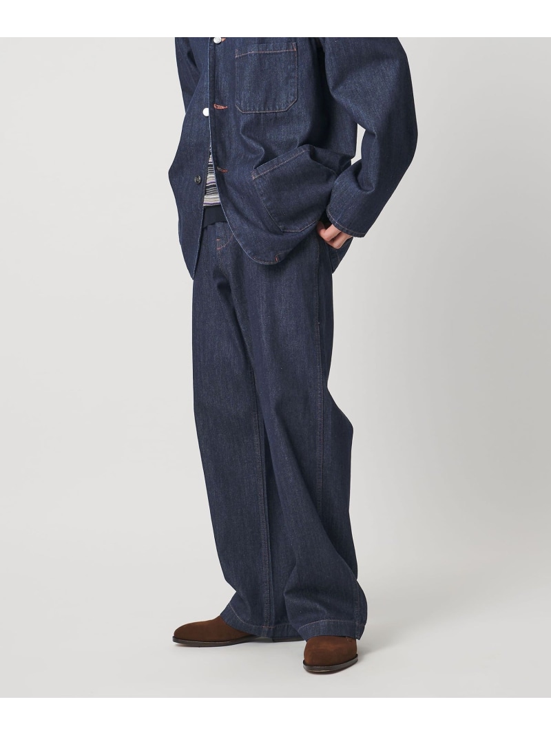 【別注】＜WESCOT＞ ワンウォッシュ デニム ペインター パンツ UNITED ARROWS ユナイテッドアローズ パンツ ジーンズ・デニムパンツ ネイビー【送料無料】[ Fashion]