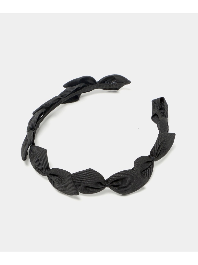 ＜Jennifer Ouellette＞Gabriela ヘアバンド UNITED ARROWS ユナイテッドアローズ ヘアアクセサリー カチューシャ・ヘアバンド ブラック【送料無料】[ Fashion]