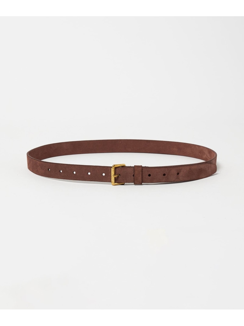 ＜BEORMA LEATHER COMPANY＞スエードベルト UNITED ARROWS ユナイテッドアローズ ファッション雑貨 ベルト ブラウン ブラック【送料無料】[ Fashion] 12,496円