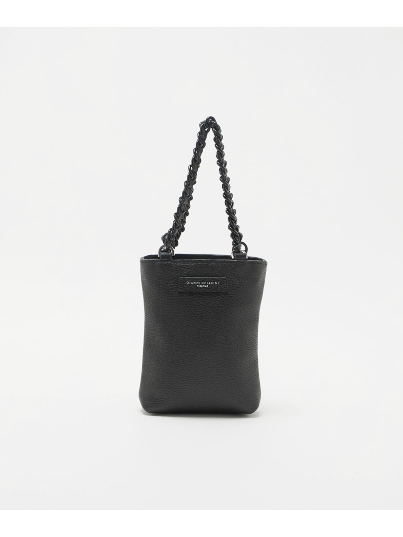 ＜GIANNI CHIARINI＞CAMILLA バッグ UNITED ARROWS ユナイテッドアローズ バッグ ハンドバッグ ブラック【送料無料】[ Fashion]｜UNITED ARROWS