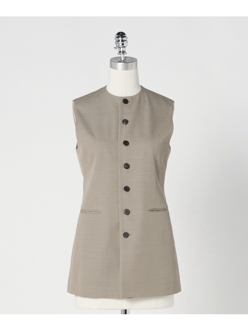 【SALE／30%OFF】＜LOEFF＞ギャバジン シャープ ベスト LOEFF ユナイテッドアローズ トップス ベスト・ジレ グレー ホワイト【RBA_E】【送料無料】[ Fashion]｜UNITED ARROWS