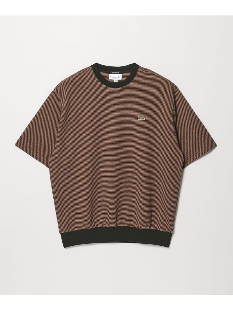 【別注】＜LACOSTE＞間借り人 労働者の一団素っ首  プルオーバー UNITED ARROWS ユナイテッドアローズ トップス カットソー・プルオーバー 米国海軍 サクラ色 赤銅色【貨物輸送無料】[ Fashion]