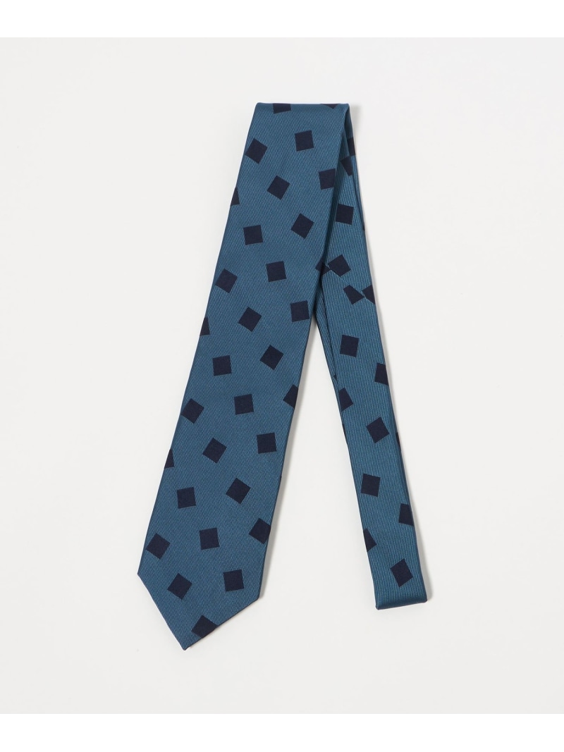ブルー スクエア ジャガード ネクタイ UNITED ARROWS ユナイテッドアローズ スーツ・フォーマル ネクタイ・蝶ネクタイ ブルー【送料無料】[ Fashion]