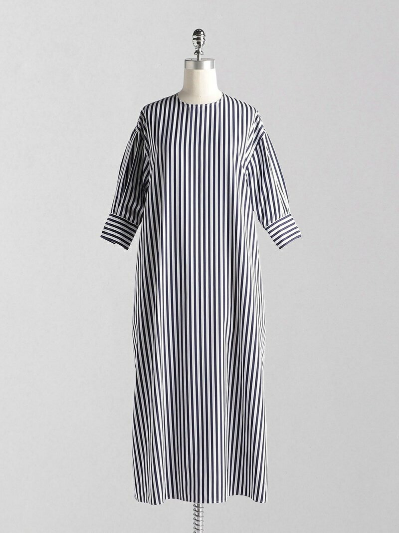 Loeff ロエフ カイト ストライプ シャツワンピース Loeff ユナイテッドアローズ ワンピース シャツワンピース 送料無料 Rakuten Fashion septicin Com