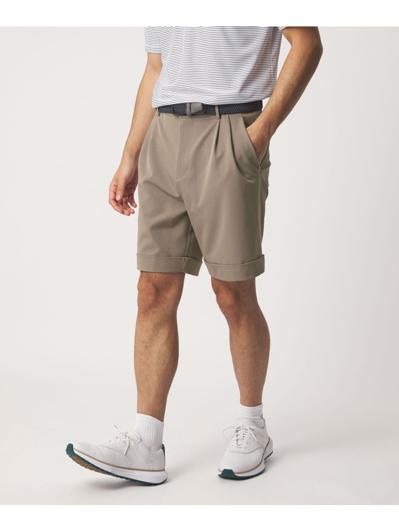 メンズ ツイル 2プリーツ ショートパンツ 2WAYストレッチ UNITED ARROWS GOLF ユナイテッドアローズ パンツ その他のパンツ ネイビー ベージュ【送料無料】[ Fashion]