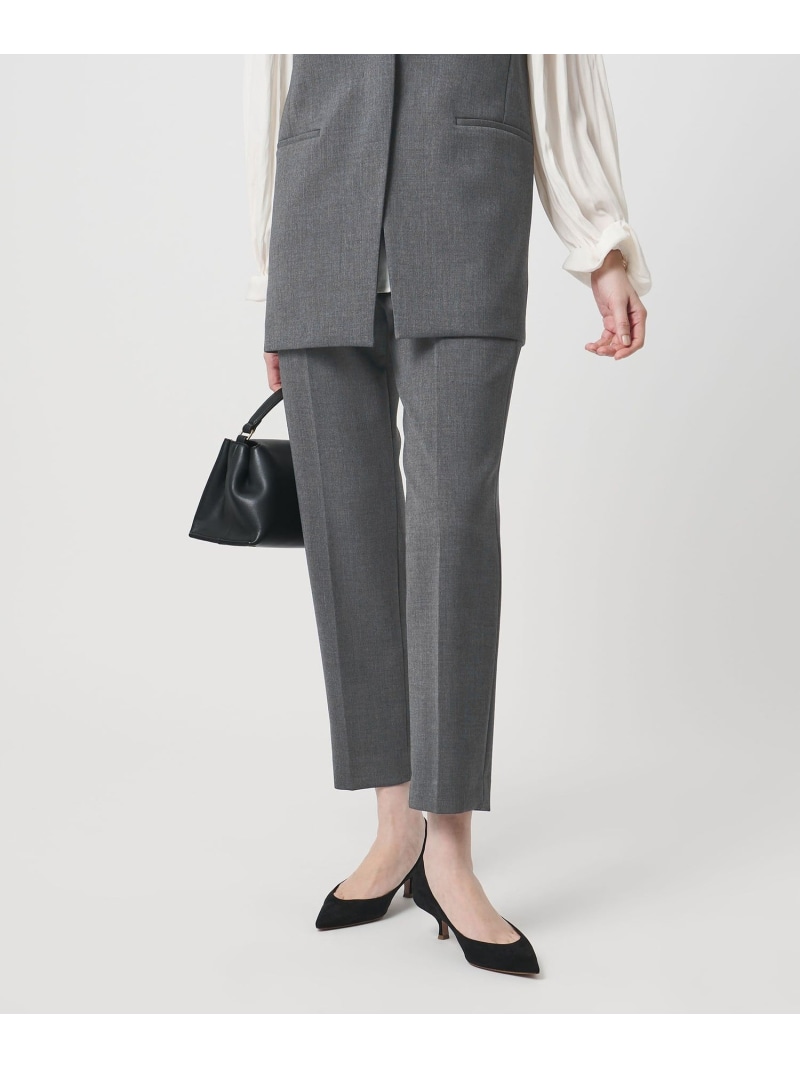 ダブルクロス スリムパンツ -ストレッチ ウォッシャブル- UNITED ARROWS ユナイテッドアローズ パンツ スラックス・ドレスパンツ ネイビー グレー【送料無料】[ Fashion]